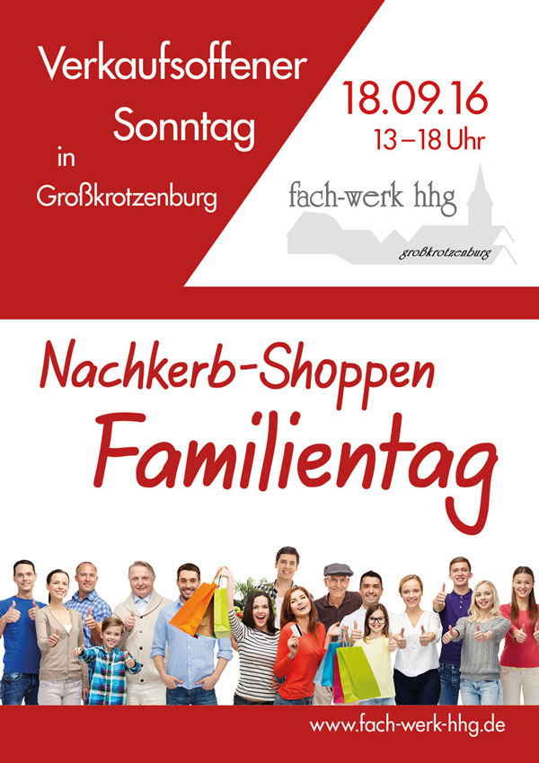 Nachkerb-Shoppen am Sonntag, 18. September 2016 in Großkrotzenburg